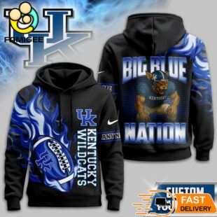 Kentucky Wildcats NCAA Mascot Big Blue Nation Hoodie