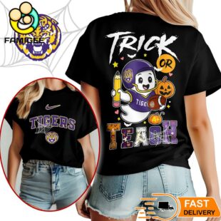 LSU Tigers NCAA Halloween Trick Or Teach T-Shirt