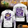 LSU Tigers NCAA I Just Want To Drink My Beer And Watch Aggies Ugy Christmas Sweater