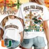 Miami Hurricanes NCAA Fall For Jesus He Never Leaves 3D Shirt