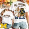 Michigan Wolverines NCAA Fall For Jesus He Never Leaves 3D Shirt
