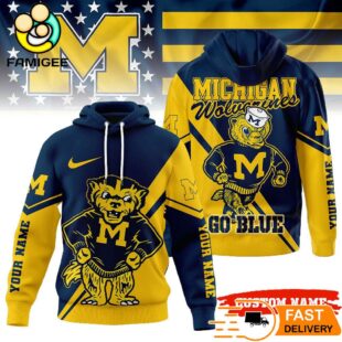 Michigan Wolverines New 2025 NCAA Mascot Hoodie