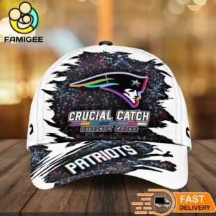 New England Patriots NFL Crucial Catch Intercept Cancer Limited Edition Cap