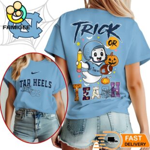 North Carolina Tar Heels NCAA Halloween Trick Or Teach T-Shirt