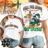 Notre Dame Fighting Irish NCAA Fall For Jesus He Never Leaves 3D Shirt