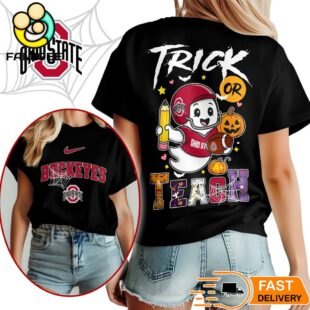 Ohio State Buckeyes NCAA Halloween Trick Or Teach T-Shirt