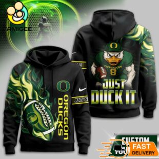 Oregon Ducks NCAA Mascot Just Duck It Hoodie