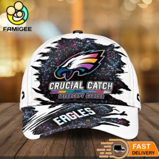 Philadelphia Eagles NFL Crucial Catch Intercept Cancer Limited Edition Cap