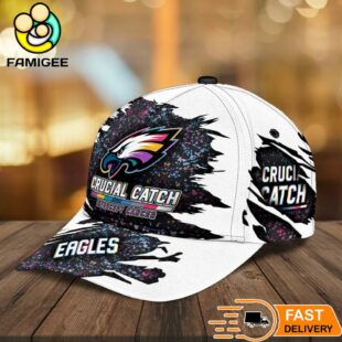 Philadelphia Eagles NFL Crucial Catch Intercept Cancer Limited Edition Cap