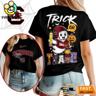 South Carolina Gamecocks NCAA Halloween Trick Or Teach T-Shirt