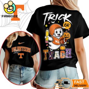 Tennessee Volunteers NCAA Halloween Trick Or Teach T-Shirt