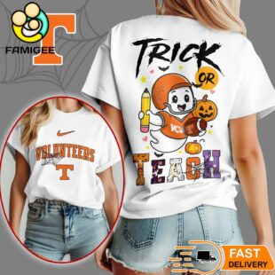 Tennessee Volunteers NCAA Halloween Trick Or Teach T-Shirt