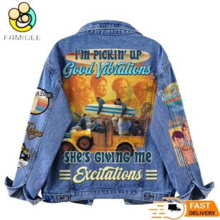 The Beach Boys Pickin' Up Good Vibrations Denim Jacket