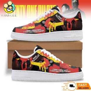 Twenty One Pilots I Don't Know Why I Just Feel I'm Better Off Air Force 1 Shoes