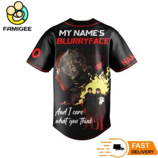 Twenty One Pilots My Name's Blurryface And I Care What You Think Baseball Jersey