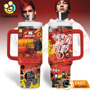 Twenty One Pilots The Clancy World Tour 40oz Stanley CupTumbler