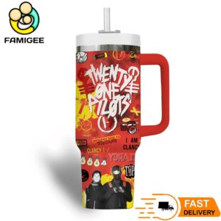 Twenty One Pilots The Clancy World Tour 40oz Stanley CupTumbler