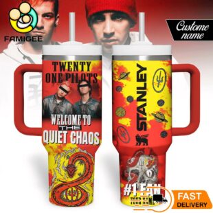 Twenty One Pilots Welcome To The Quiet Chaos 40oz Stanley CupTumbler