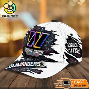 Washington Commanders NFL Crucial Catch Intercept Cancer Limited Edition Cap