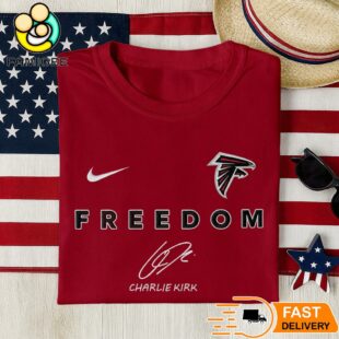 Atlanta Falcons Freedom Charlie Kirk Embroidered Shirt