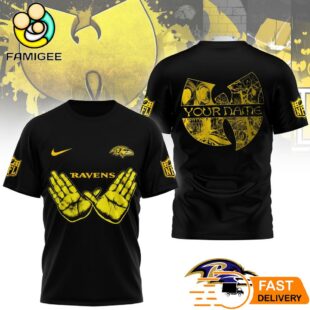 Baltimore Ravens Wu-Tang Forever Custom 3D Shirt