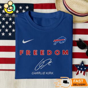 Buffalo Bills Freedom Charlie Kirk Embroidered Shirt