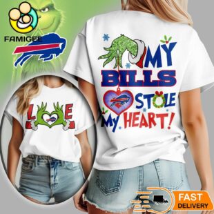 Buffalo Bills NFL Grinch Christmas All Over Print Shirt