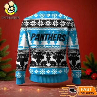 Carolina Panthers Ugly Christmas Sweater For NFL Holiday Parties