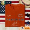 Chicago Bears Freedom Charlie Kirk Embroidered Shirt