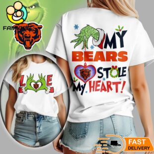 Chicago Bears NFL Grinch Christmas All Over Print Shirt