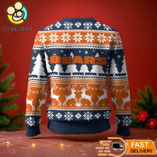 Chicago Bears Ugly Christmas Sweater For NFL Holiday Parties