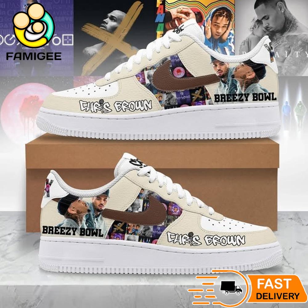 Chris Brown Europe 2025 Tour Air Force 1 Shoes Sneaker Chris Brown Europe 2025 Tour Air Force 1 Shoes Sneaker