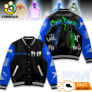 Chris Brown Look At Me Now Baseball Jacket