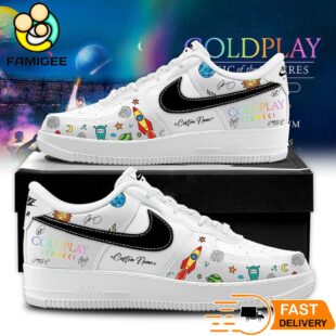 Coldplay Music Of The Spheres Tour Inspired Custom Air Force 1 Shoes