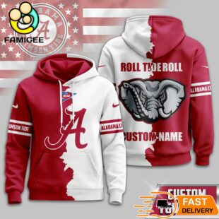 Custom Name Alabama Crimson Tide NCAA Warrior Spirit 3D Hoodie