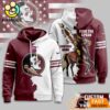 Custom Name Florida State Seminoles NCAA Warrior Spirit 3D Hoodie