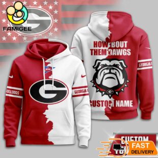 Custom Name Georgia Bulldogs NCAA Warrior Spirit 3D Hoodie