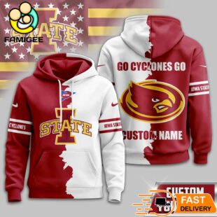 Custom Name Iowa State Cyclones NCAA Warrior Spirit 3D Hoodie