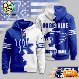 Custom Name Kentucky Wildcats NCAA Warrior Spirit 3D Hoodie