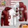 Custom Name Oklahoma Sooners NCAA Warrior Spirit 3D Hoodie