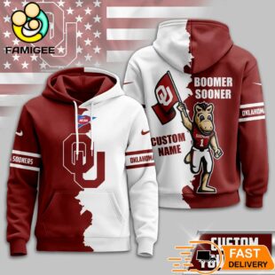 Custom Name Oklahoma Sooners NCAA Warrior Spirit 3D Hoodie