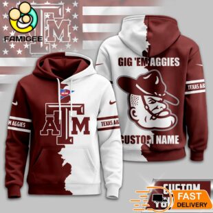 Custom Name Texas A&M Aggies NCAA Warrior Spirit 3D Hoodie