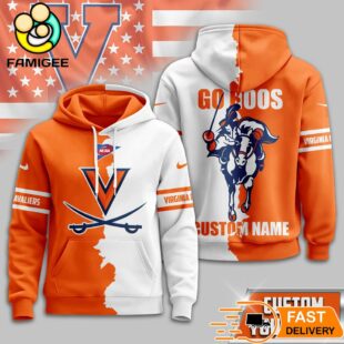Custom Name Virginia Cavaliers NCAA Warrior Spirit 3D Hoodie