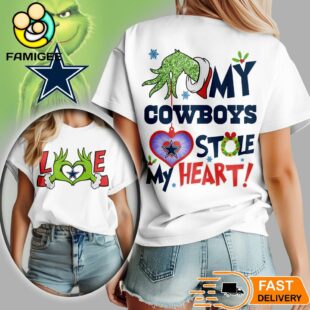 Dallas Cowboys NFL Grinch Christmas All Over Print Shirt