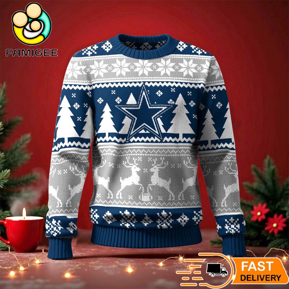 Dallas Cowboys Ugly Christmas Sweater For NFL Holiday Parties Dallas Cowboys Ugly Christmas Sweater For NFL Holiday Parties