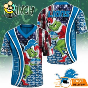 Detroit Lions The Grinch Christmas 2025 Football Jersey