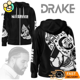 Drake Hate Survivor All Over Print Zip Hoodie
