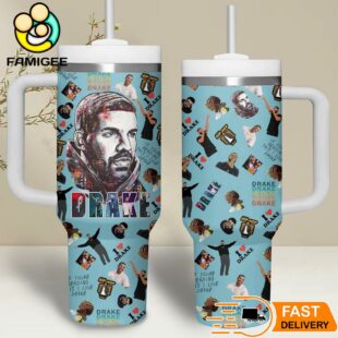 Drake Inspired Hip Hop 40oz Tumbler With Handle