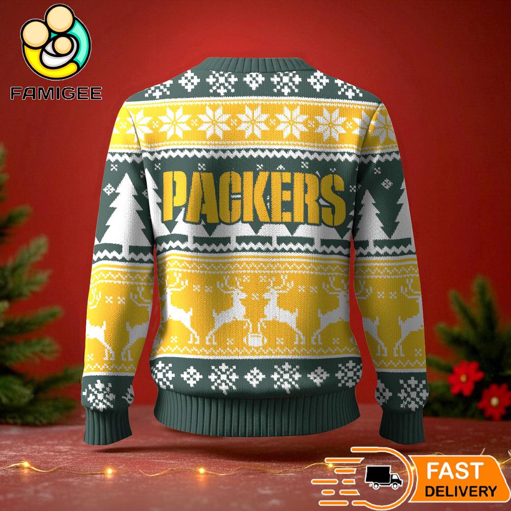 Green Bay Packers Ugly Christmas Sweater For NFL Holiday Parties Green Bay Packers Ugly Christmas Sweater For NFL Holiday Parties