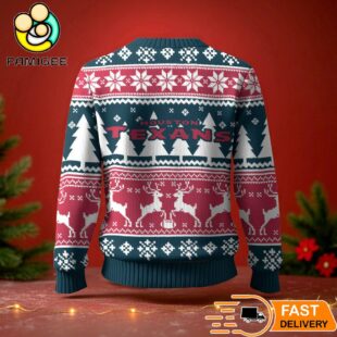 Houston Texans Ugly Christmas Sweater For NFL Holiday Parties